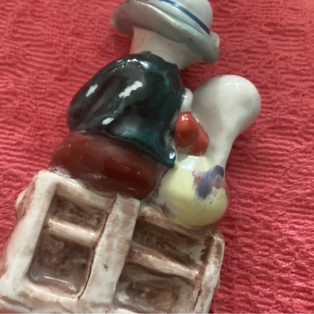 Vintage Porcelain Boy & Girl On Bench Figurine Occupied Japan - Picture 6 of 6